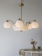 Peloria Glass Chandelier-Moonnatur