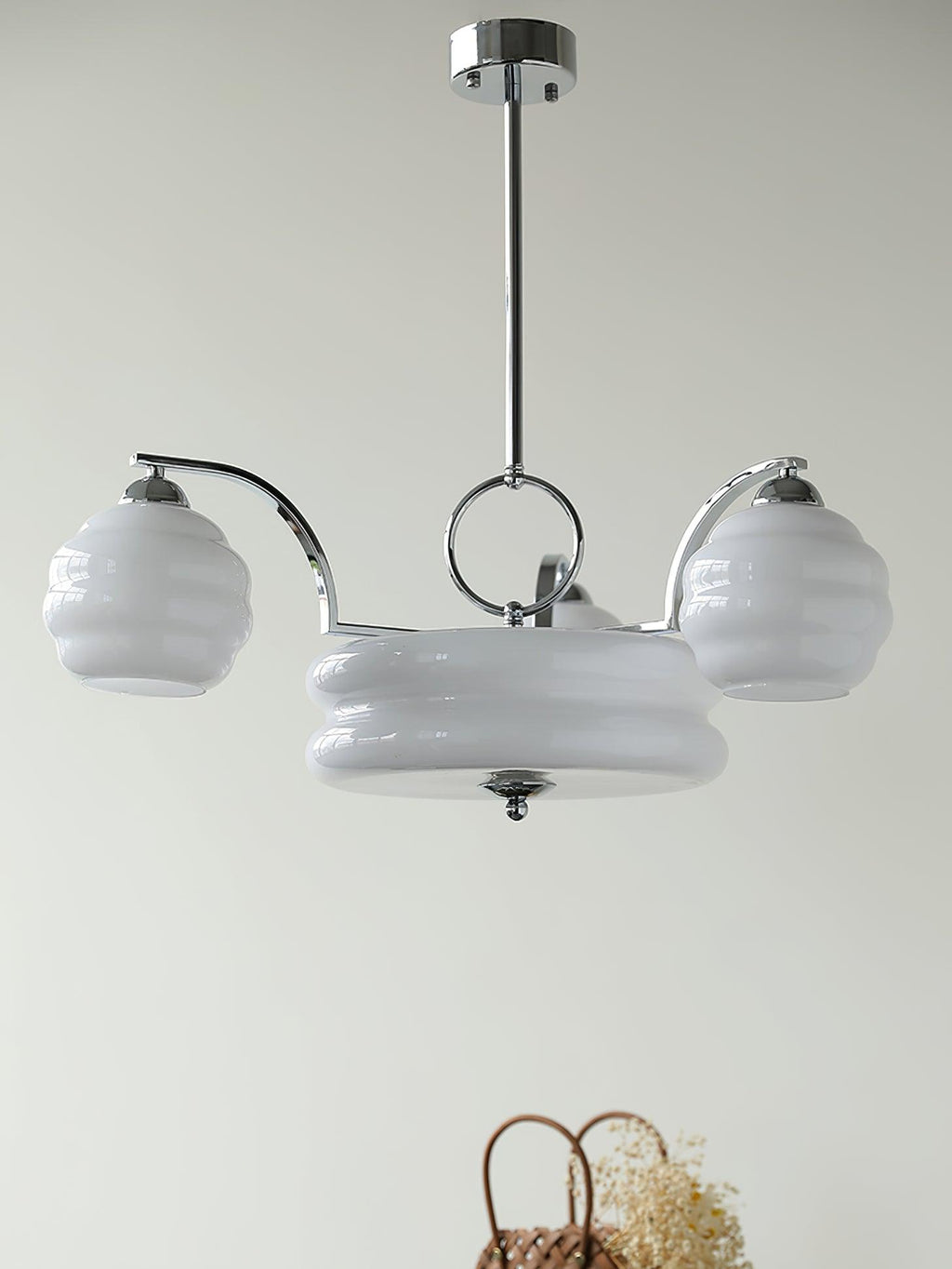 Peloria Glass Chandelier-Moonnatur