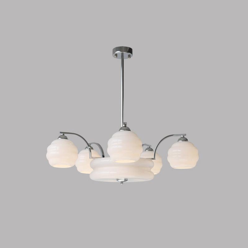Peloria Glass Chandelier-Moonnatur