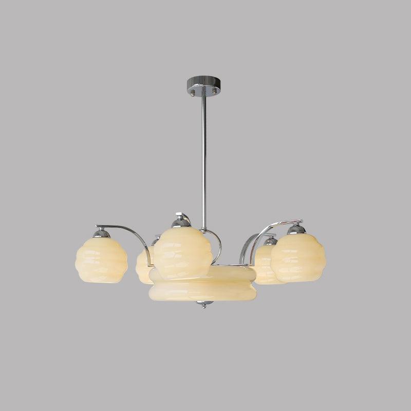 Peloria Glass Chandelier-Moonnatur