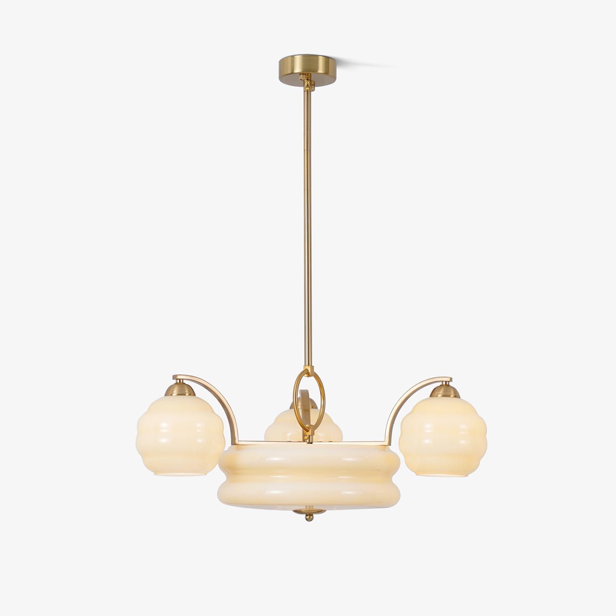 Peloria Glass Chandelier-Moonnatur