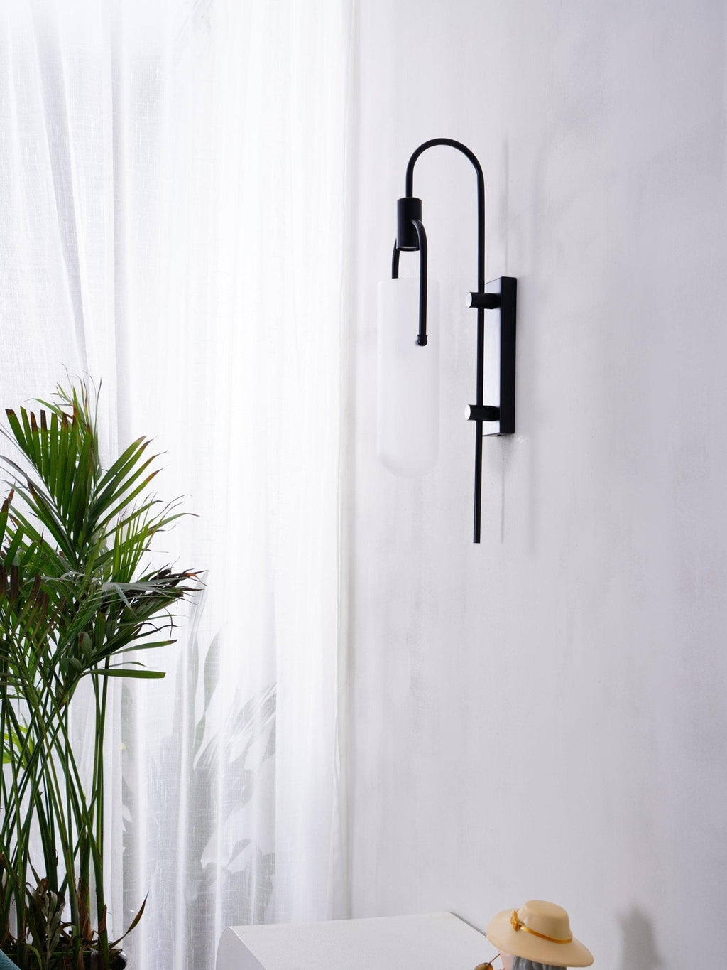 Korrera Glass Wall Light-Moonnatur