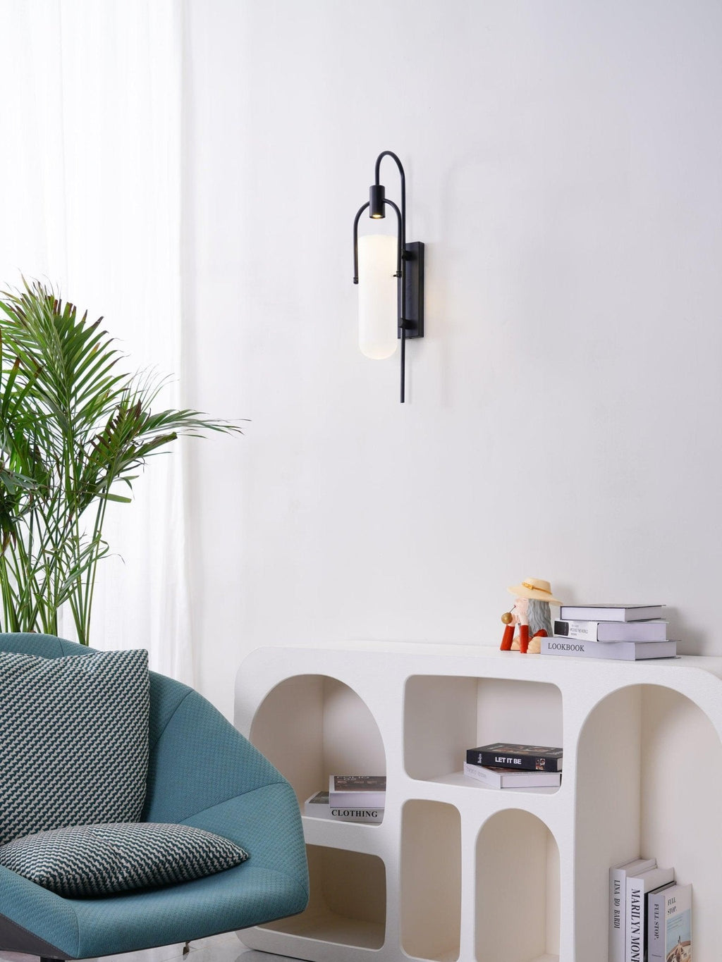 Korrera Glass Wall Light-Moonnatur