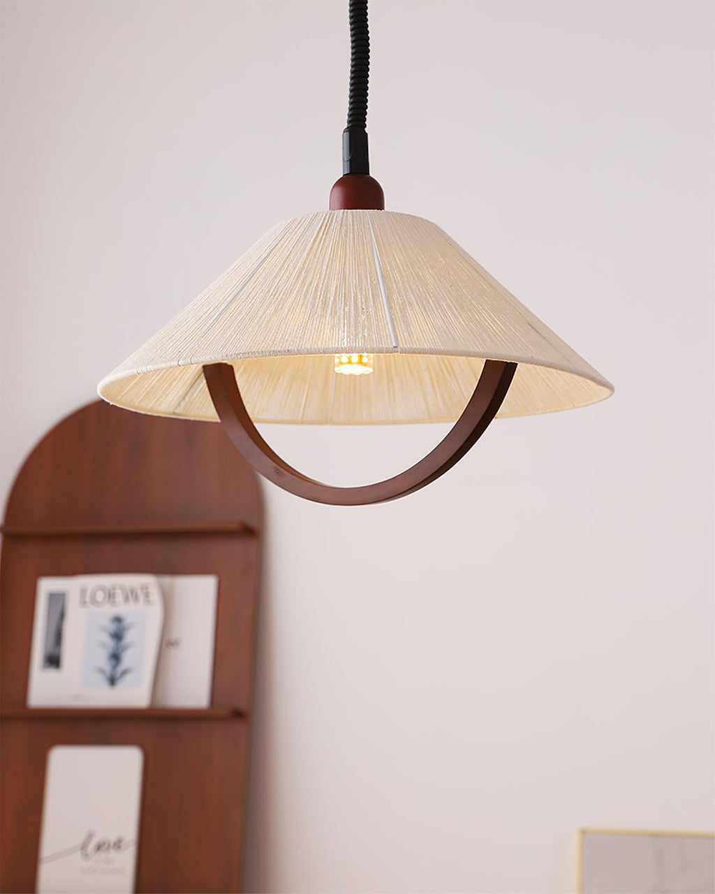 Haldenara Hemp Rope Pendant Light-Moonnatur