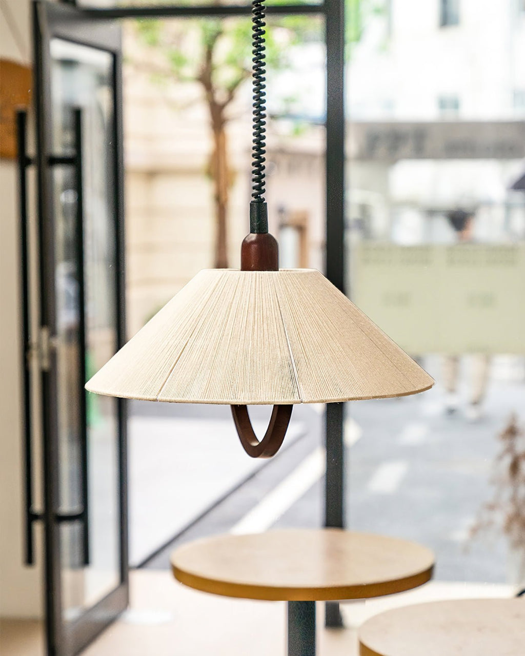Haldenara Hemp Rope Pendant Light-Moonnatur