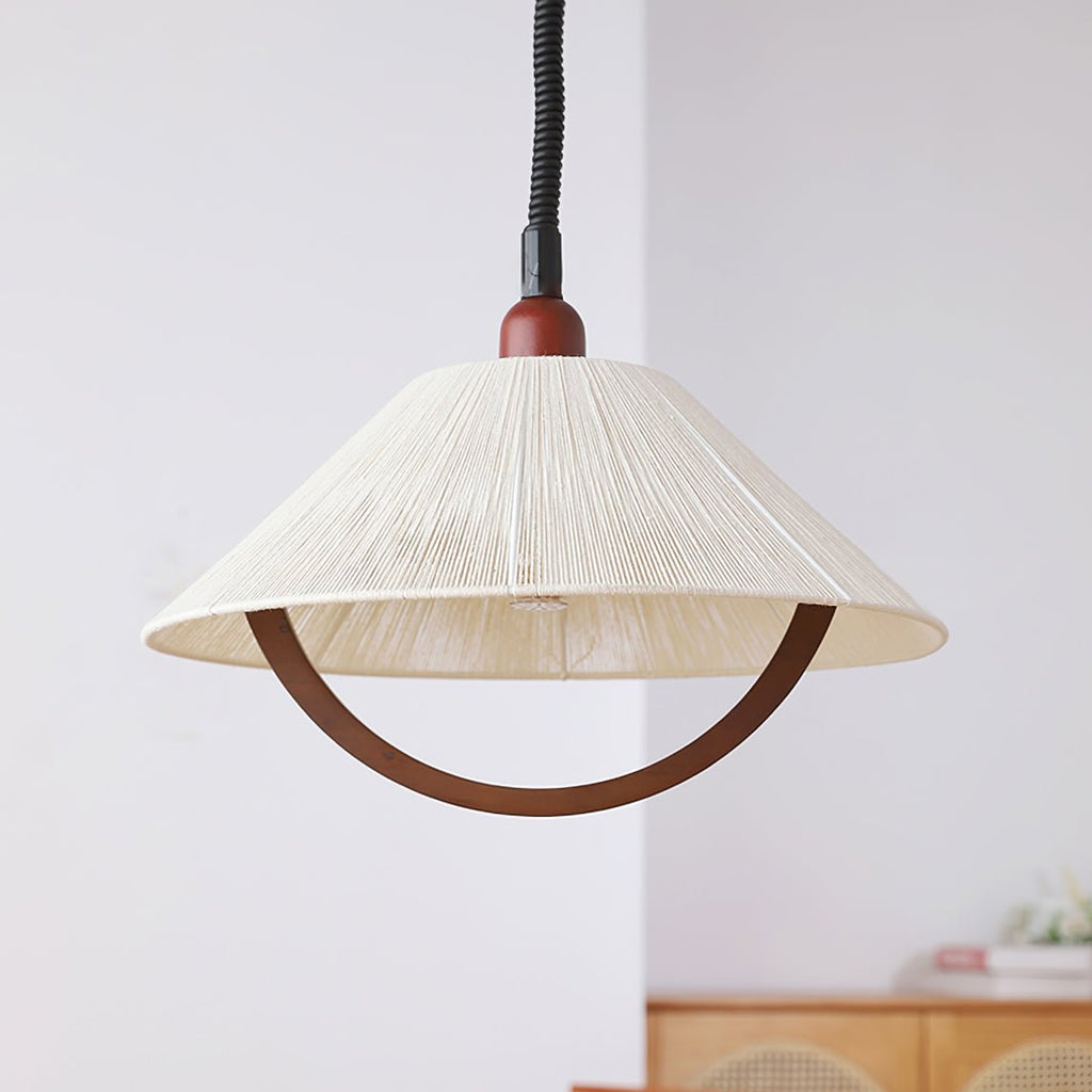Haldenara Hemp Rope Pendant Light-Moonnatur