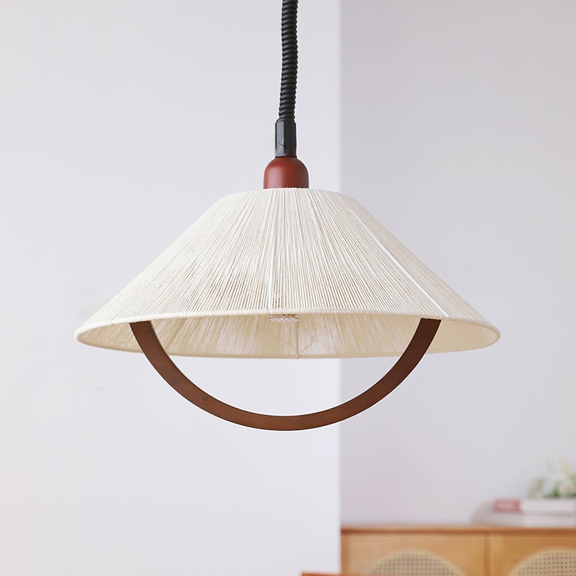 Haldenara Hemp Rope Pendant Light-Moonnatur