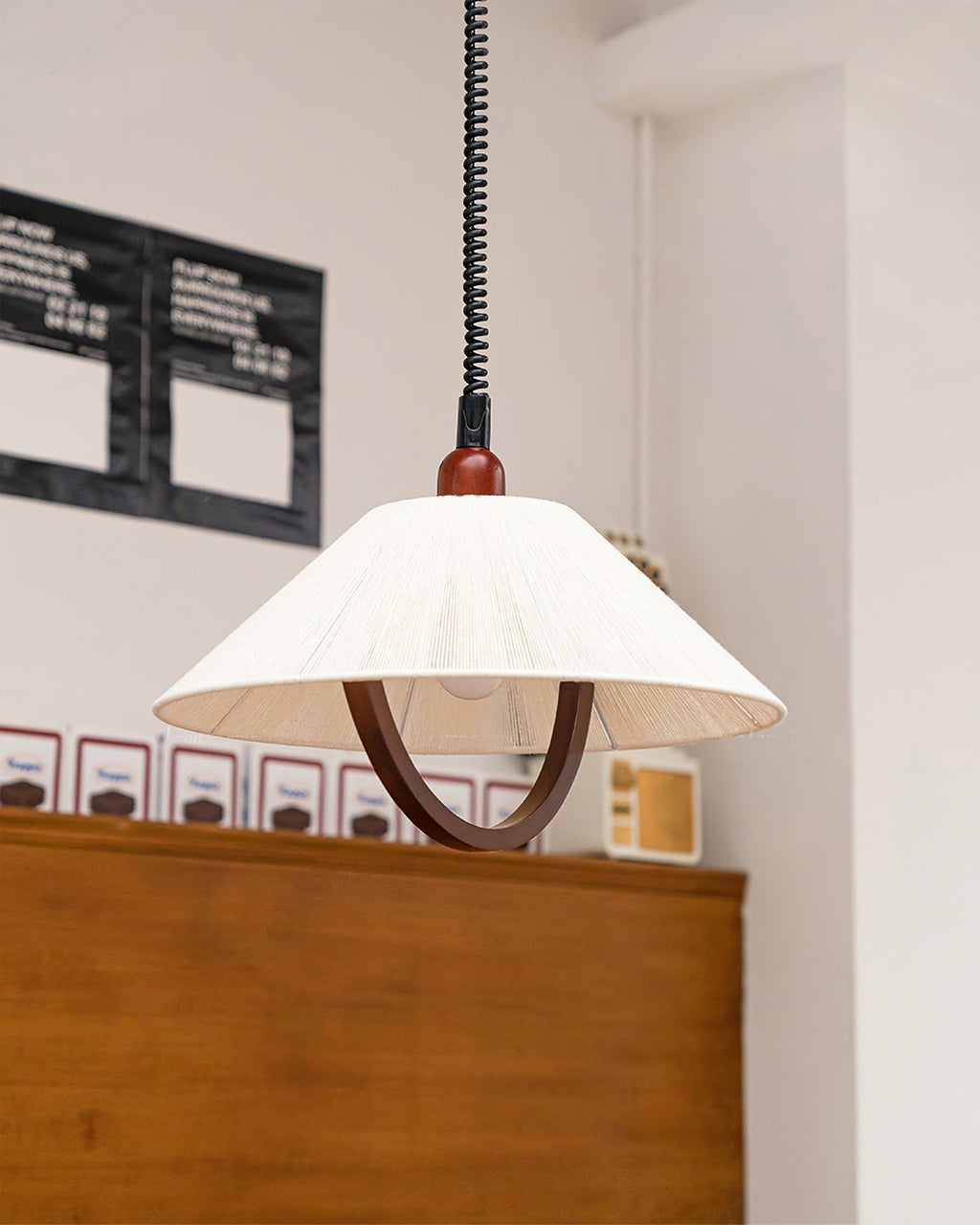 Haldenara Hemp Rope Pendant Light-Moonnatur