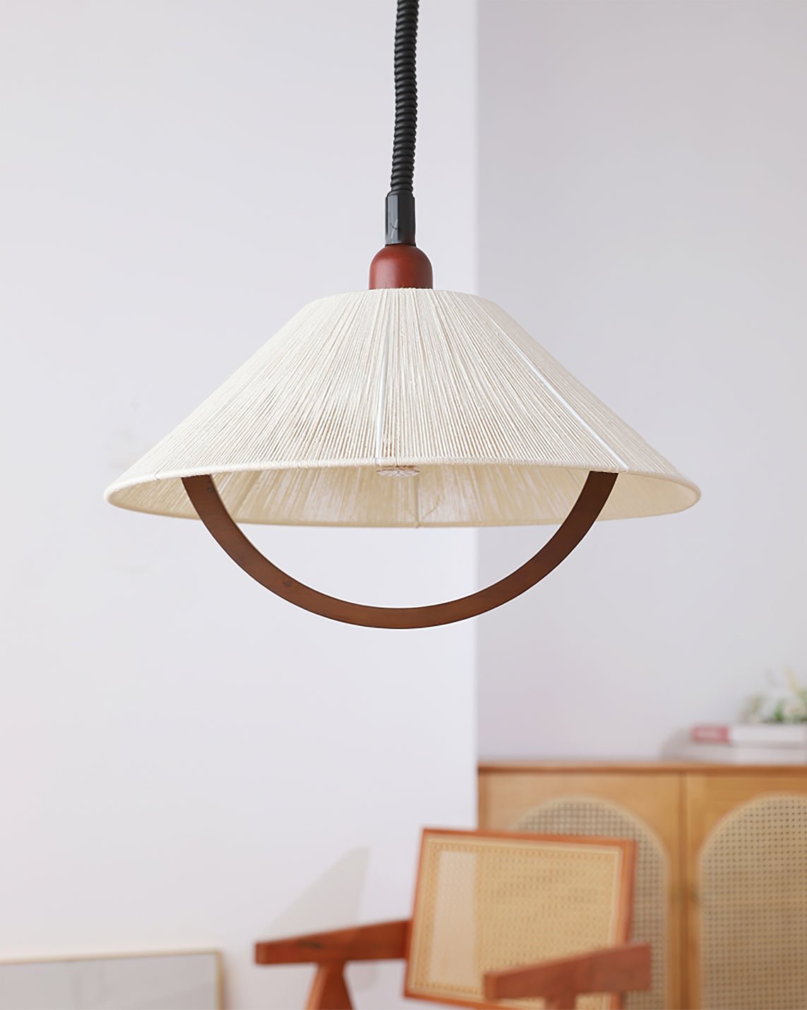 Haldenara Hemp Rope Pendant Light-Moonnatur