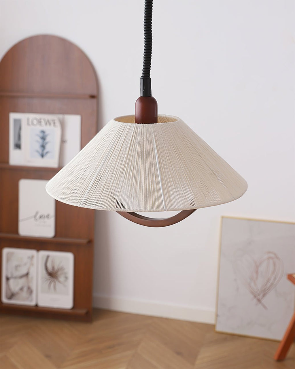 Haldenara Hemp Rope Pendant Light-Moonnatur