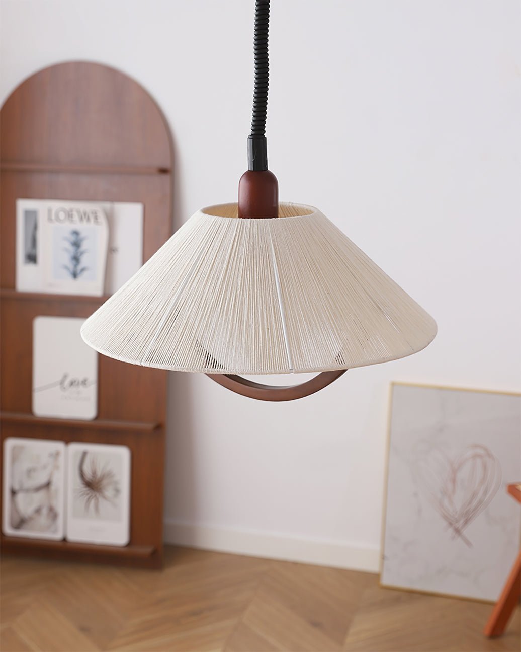 Haldenara Hemp Rope Pendant Light-Moonnatur