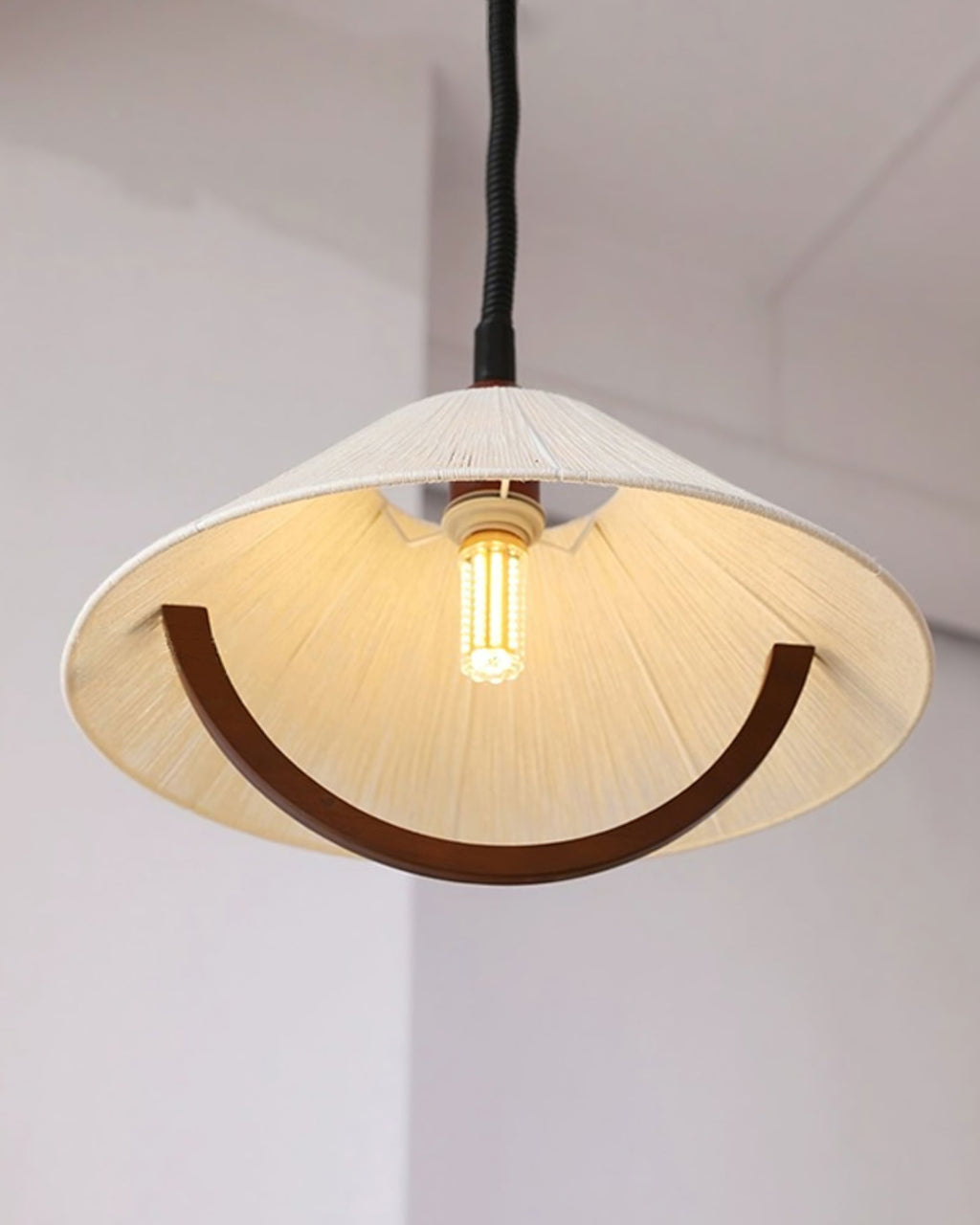 Haldenara Hemp Rope Pendant Light-Moonnatur