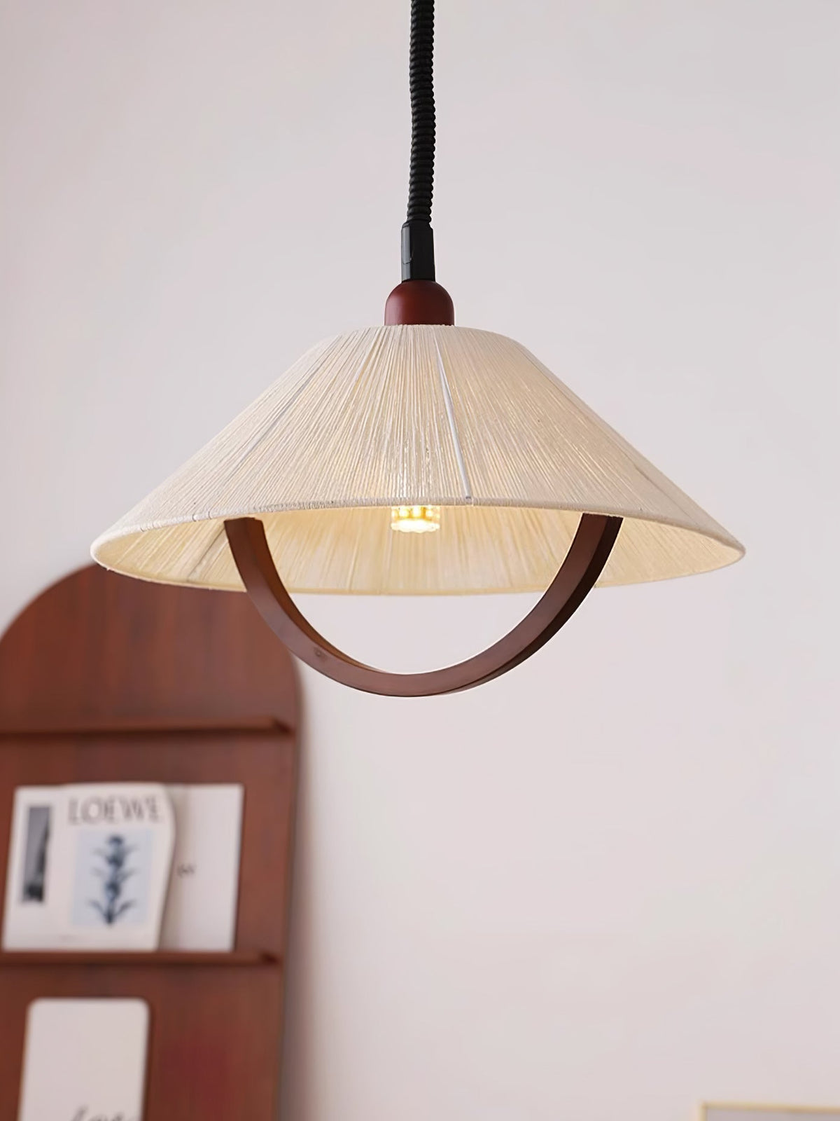 Haldenara Hemp Rope Pendant Light-Moonnatur