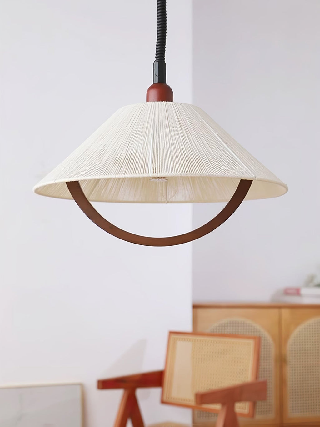 Haldenara Hemp Rope Pendant Light-Moonnatur