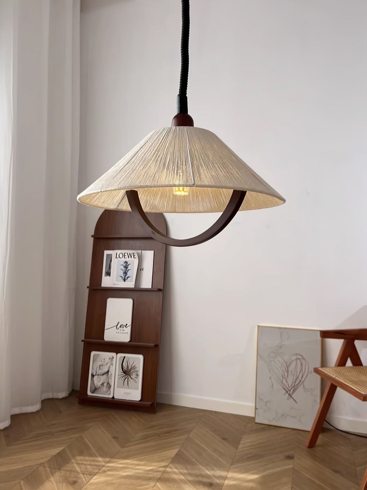 Haldenara Hemp Rope Pendant Light-Moonnatur