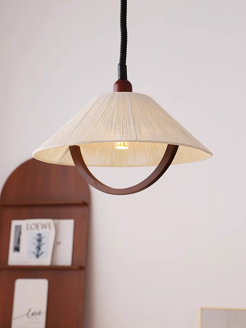 Haldenara Hemp Rope Pendant Light-Moonnatur