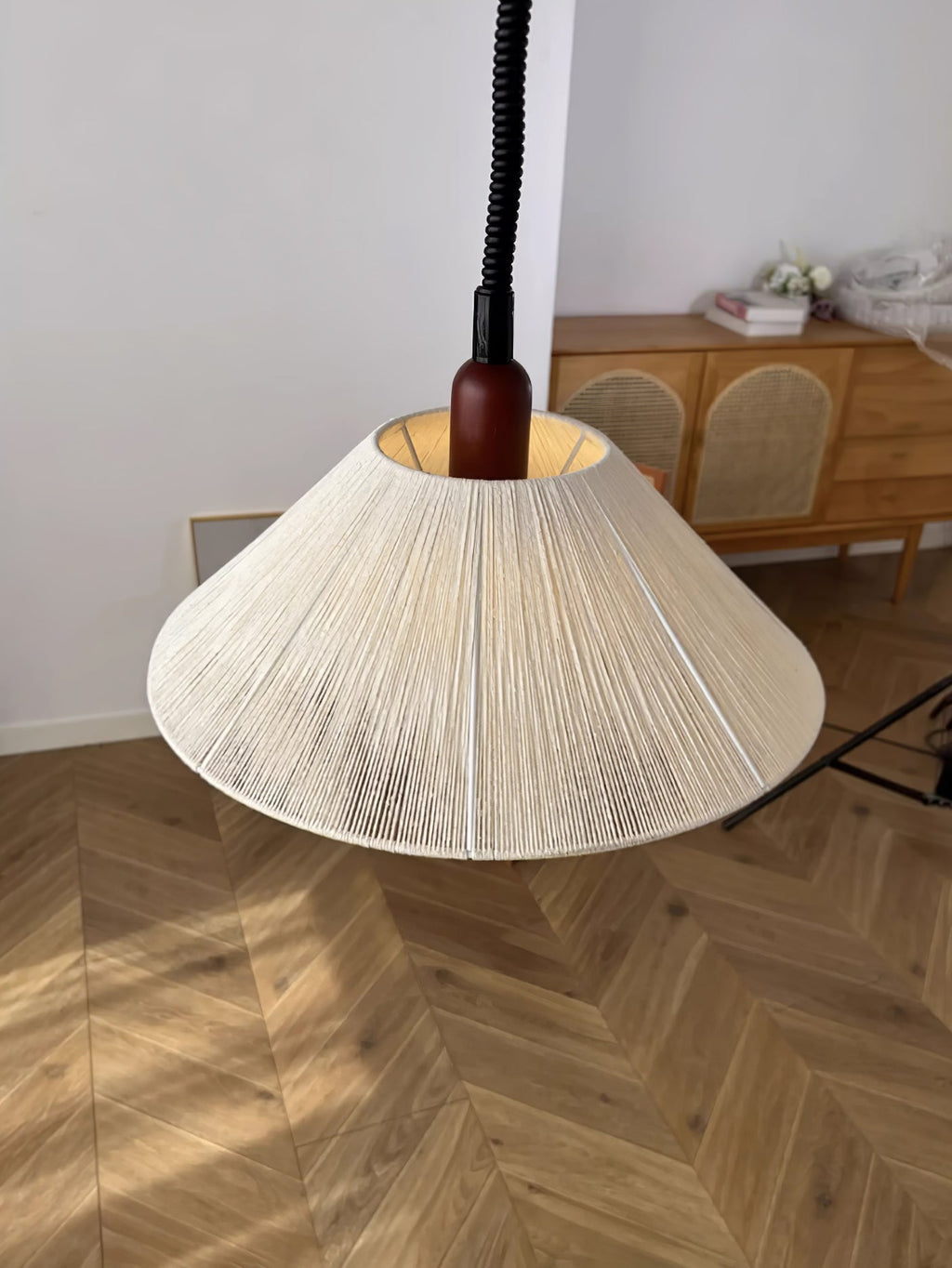 Haldenara Hemp Rope Pendant Light-Moonnatur
