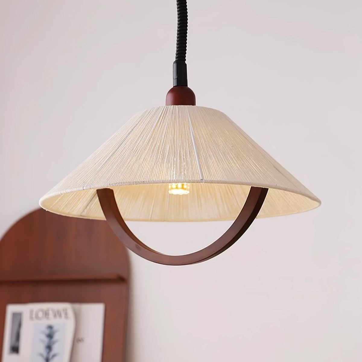 Haldenara Hemp Rope Pendant Light-Moonnatur