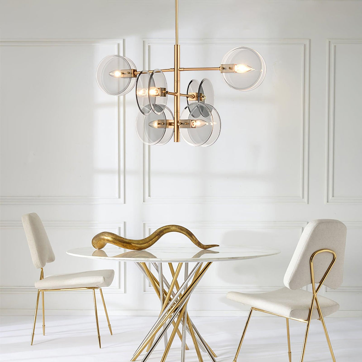 Larenina Glass Chandelier-Moonnatur