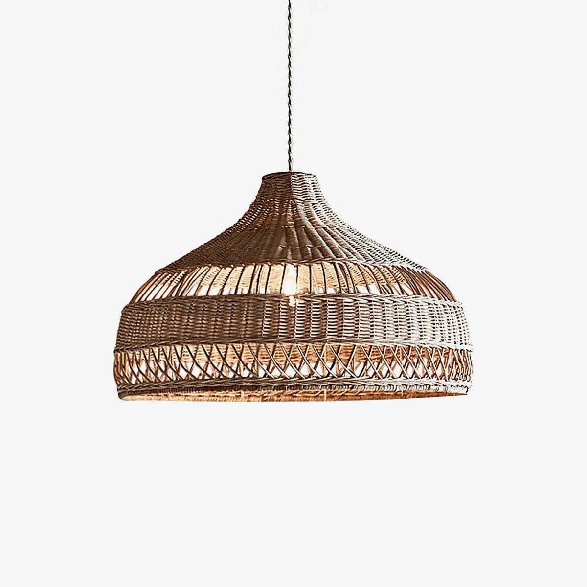 Dorrenena Rattan Pendant Light-Moonnatur
