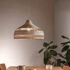 Dorrenena Rattan Pendant Light-Moonnatur