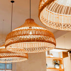 Dorrenena Rattan Pendant Light-Moonnatur
