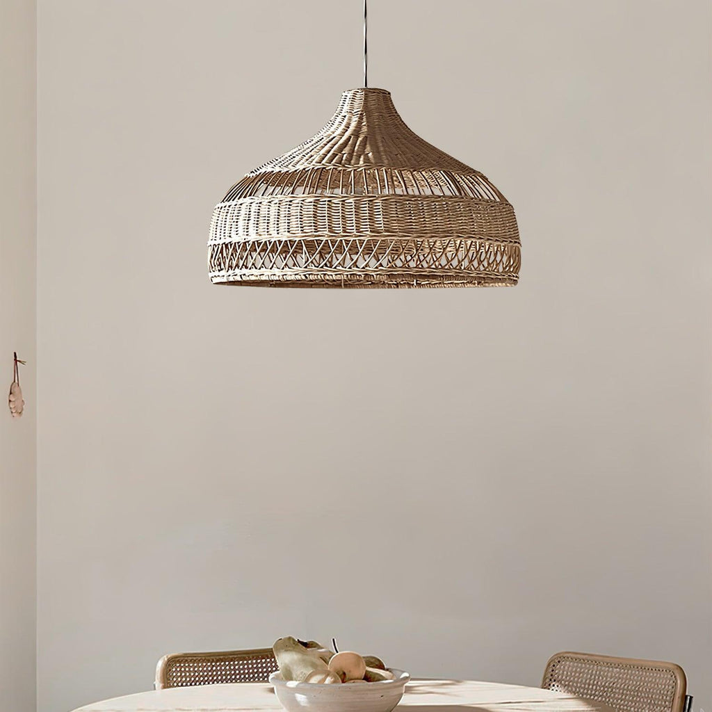Dorrenena Rattan Pendant Light-Moonnatur