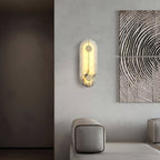 Ambelcove Alabaster Wall Light-Moonnatur