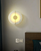 Ambelcove Alabaster Wall Light-Moonnatur