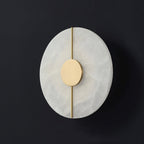 Ambelcove Alabaster Wall Light-Moonnatur