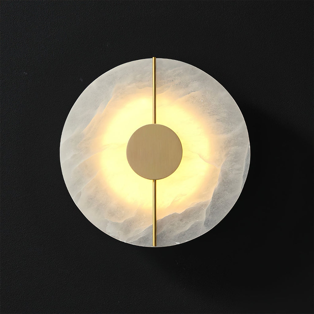 Ambelcove Alabaster Wall Light-Moonnatur