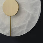 Ambelcove Alabaster Wall Light-Moonnatur