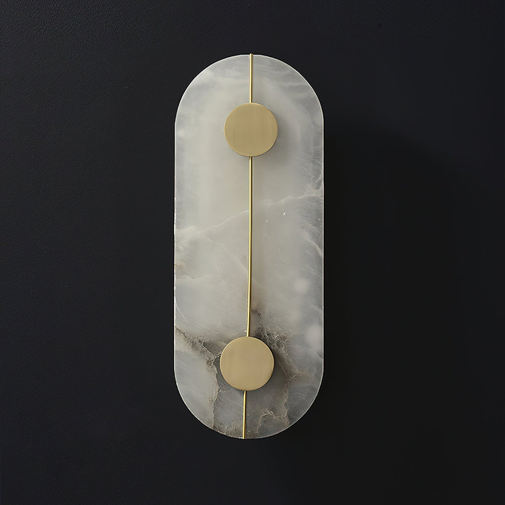 Ambelcove Alabaster Wall Light-Moonnatur