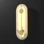 Ambelcove Alabaster Wall Light-Moonnatur