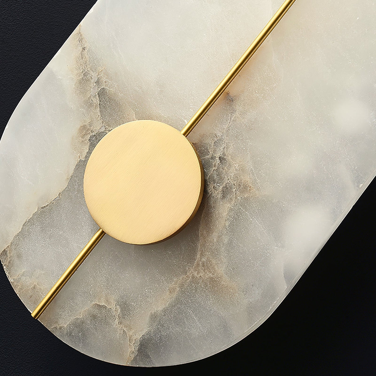 Ambelcove Alabaster Wall Light-Moonnatur