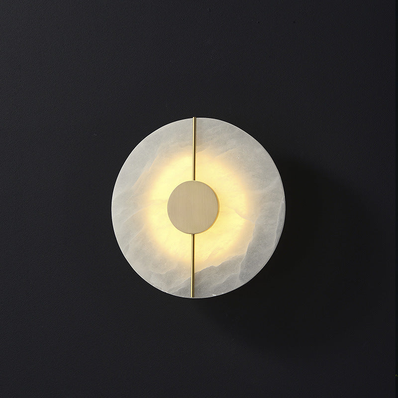 Ambelcove Alabaster Wall Light-Moonnatur