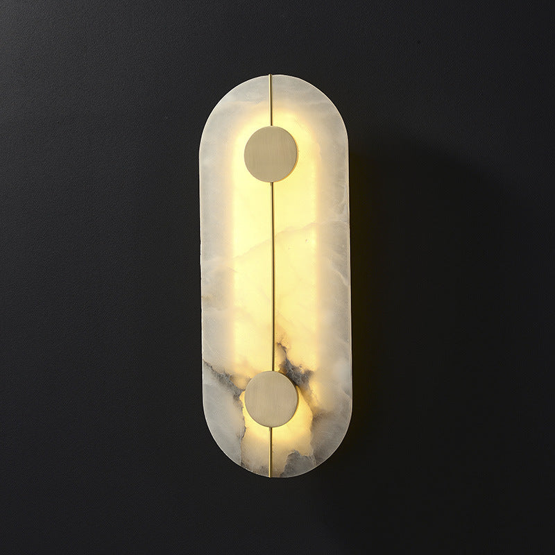 Ambelcove Alabaster Wall Light-Moonnatur