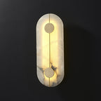 Ambelcove Alabaster Wall Light-Moonnatur