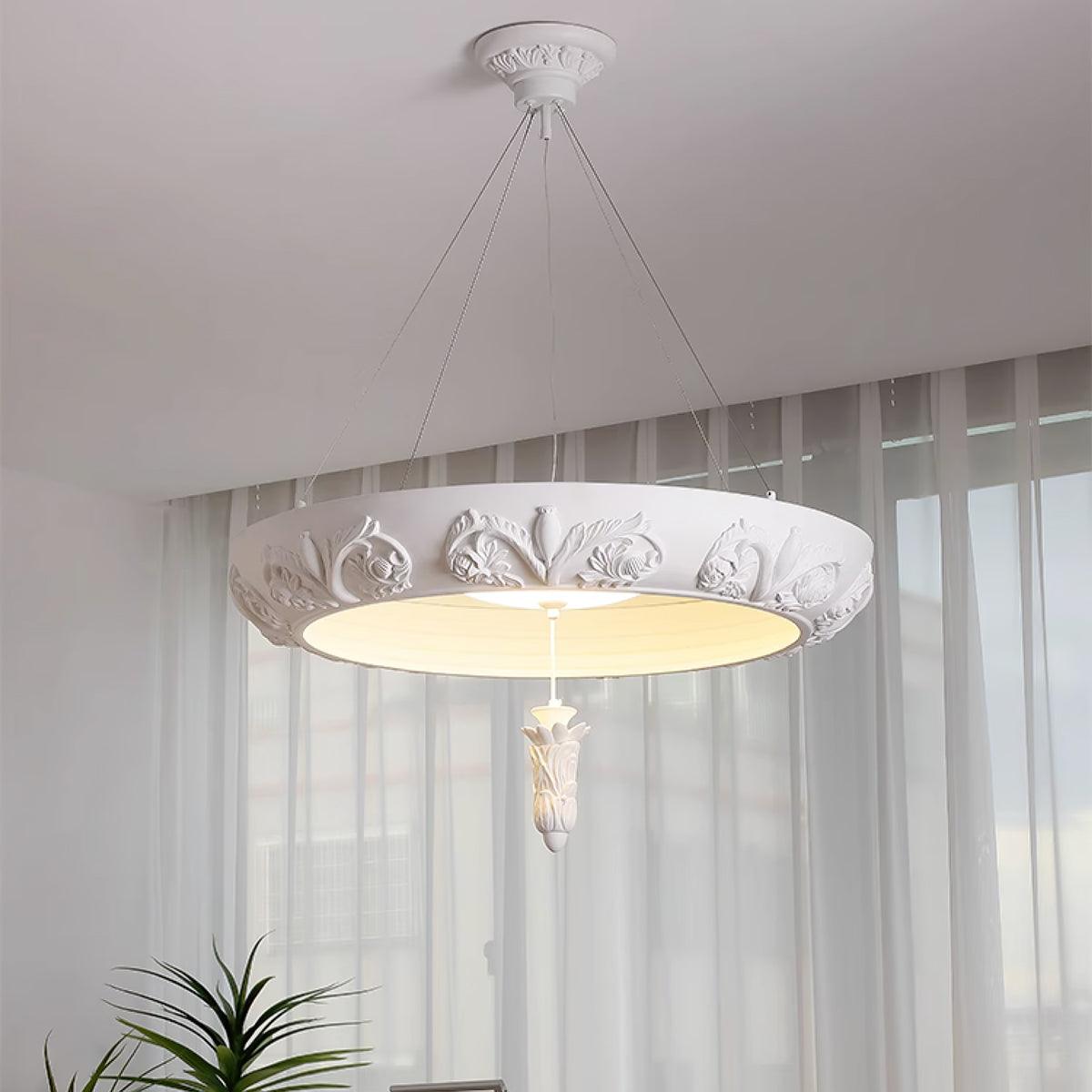 Eldenelle Resin Chandelier-Moonnatur