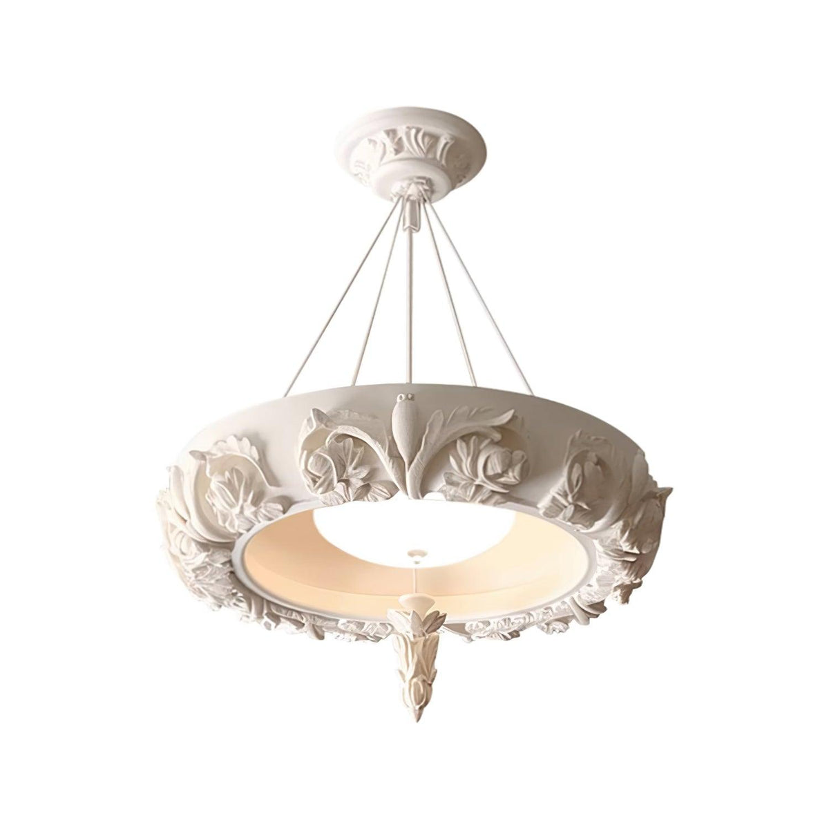Eldenelle Resin Chandelier-Moonnatur