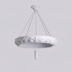 Eldenelle Resin Chandelier-Moonnatur