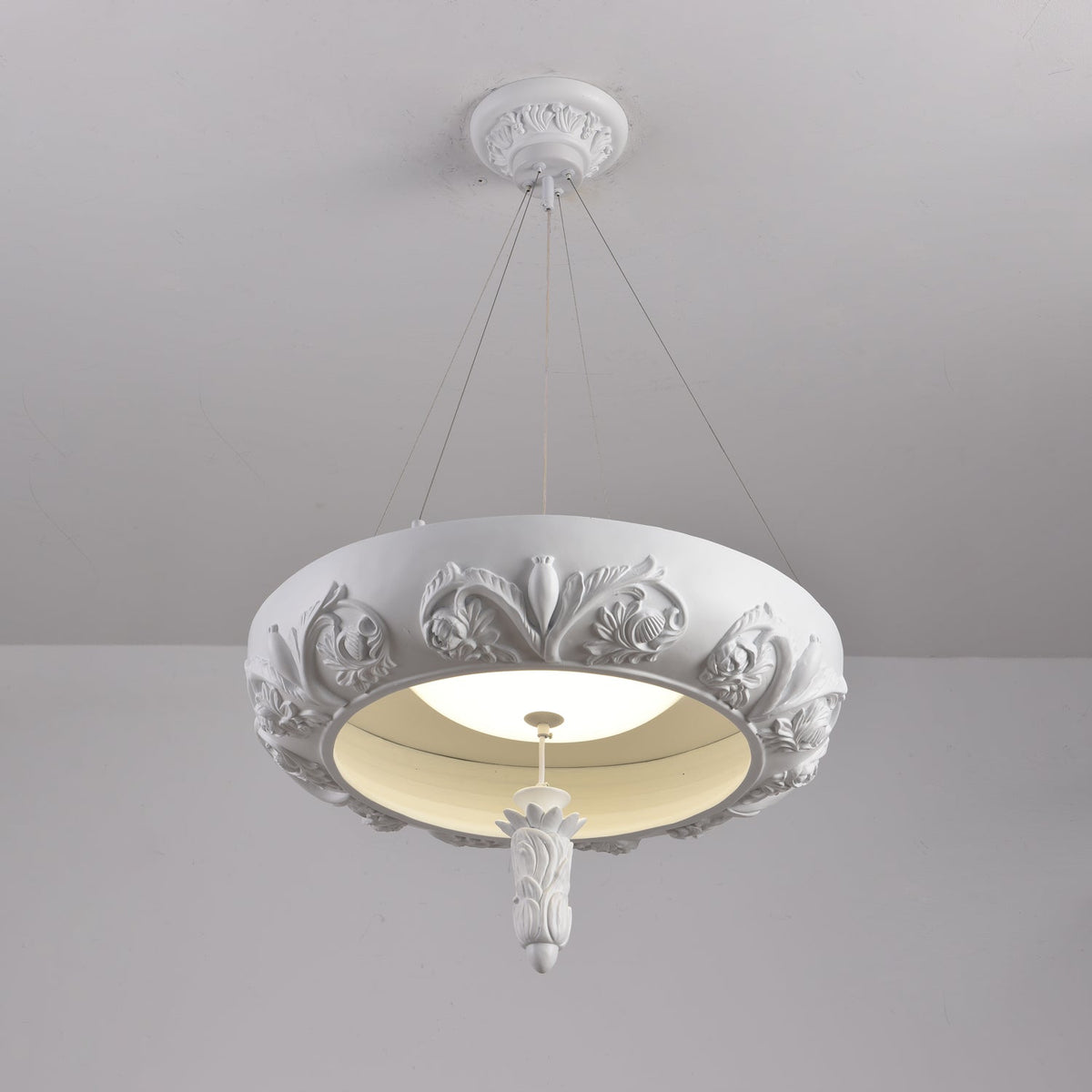 Eldenelle Resin Chandelier-Moonnatur
