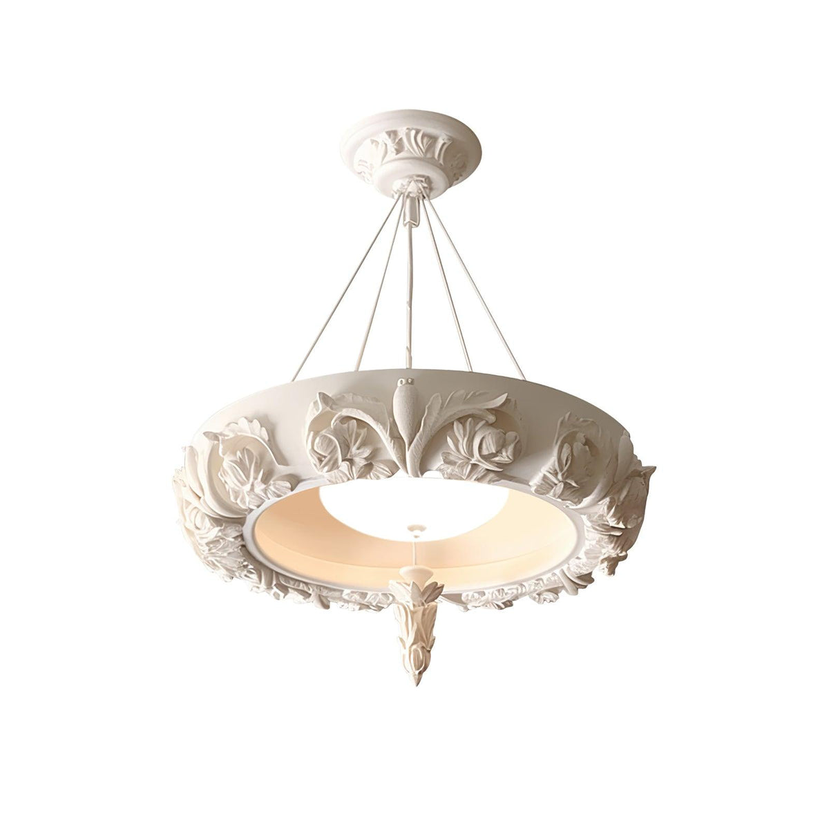 Eldenelle Resin Chandelier-Moonnatur