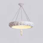 Eldenelle Resin Chandelier-Moonnatur
