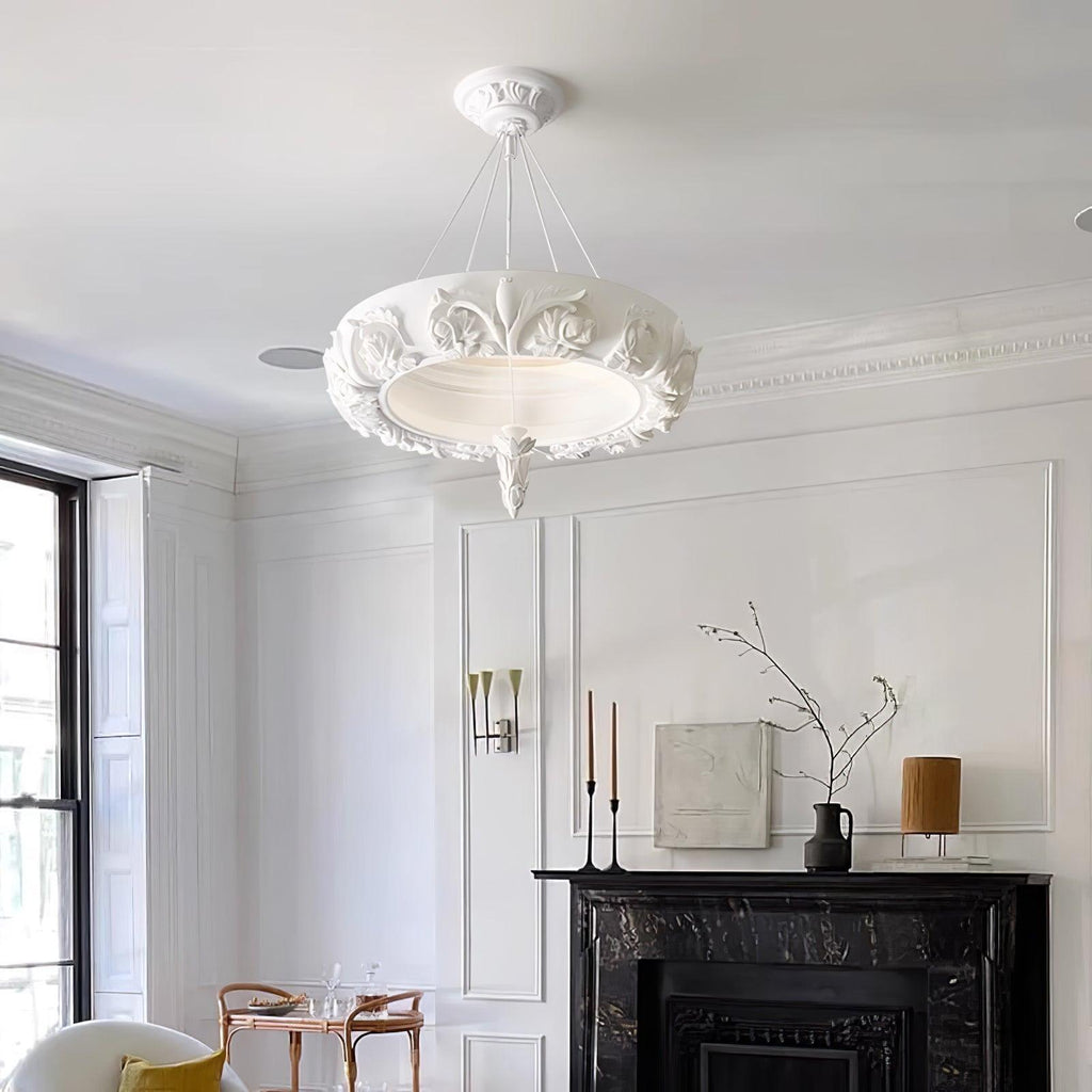 Eldenelle Resin Chandelier-Moonnatur