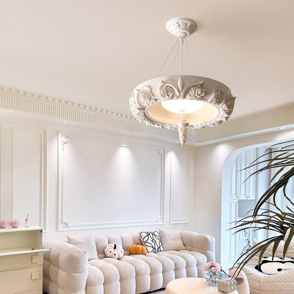 Eldenelle Resin Chandelier-Moonnatur