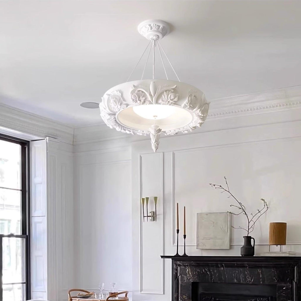 Eldenelle Resin Chandelier-Moonnatur