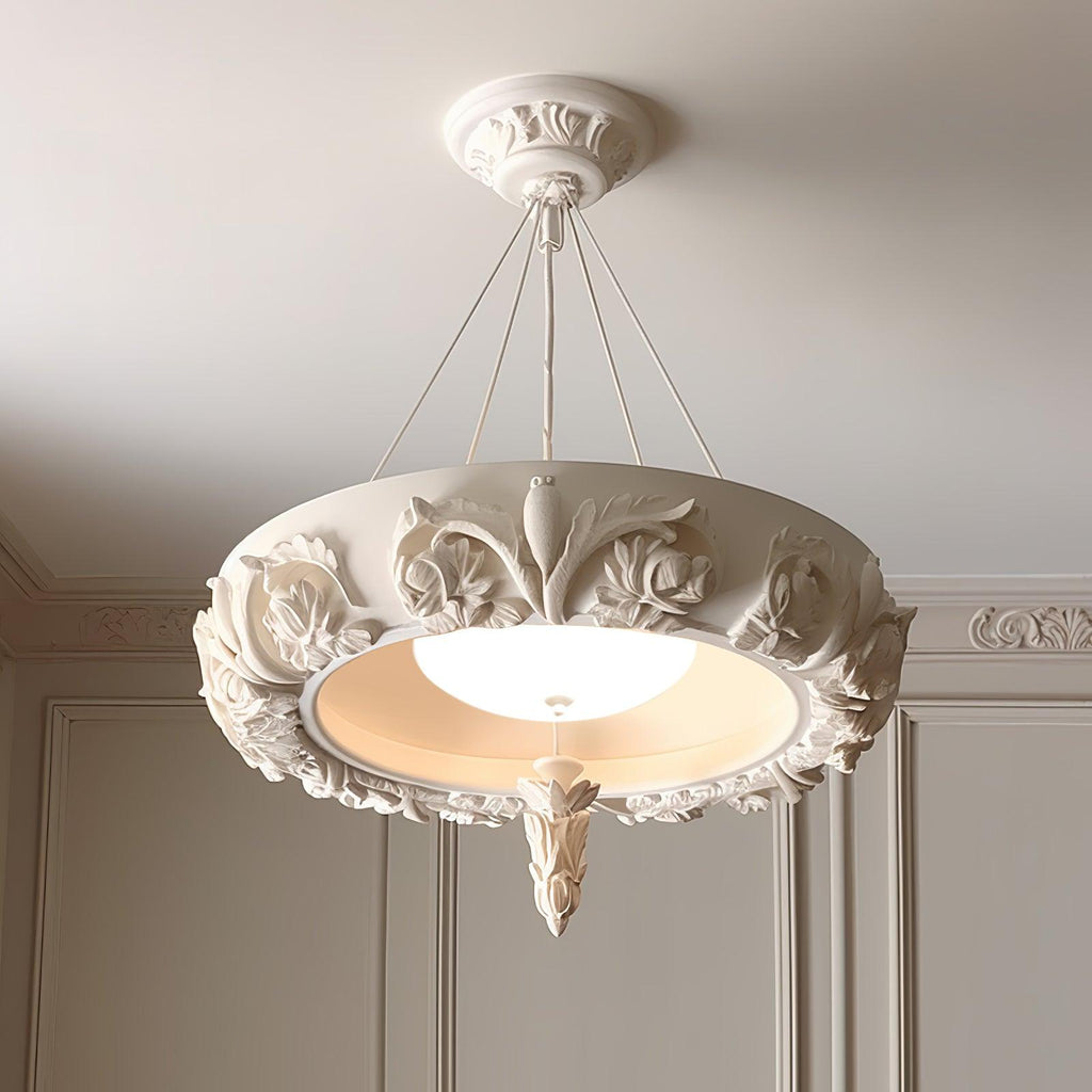 Eldenelle Resin Chandelier-Moonnatur