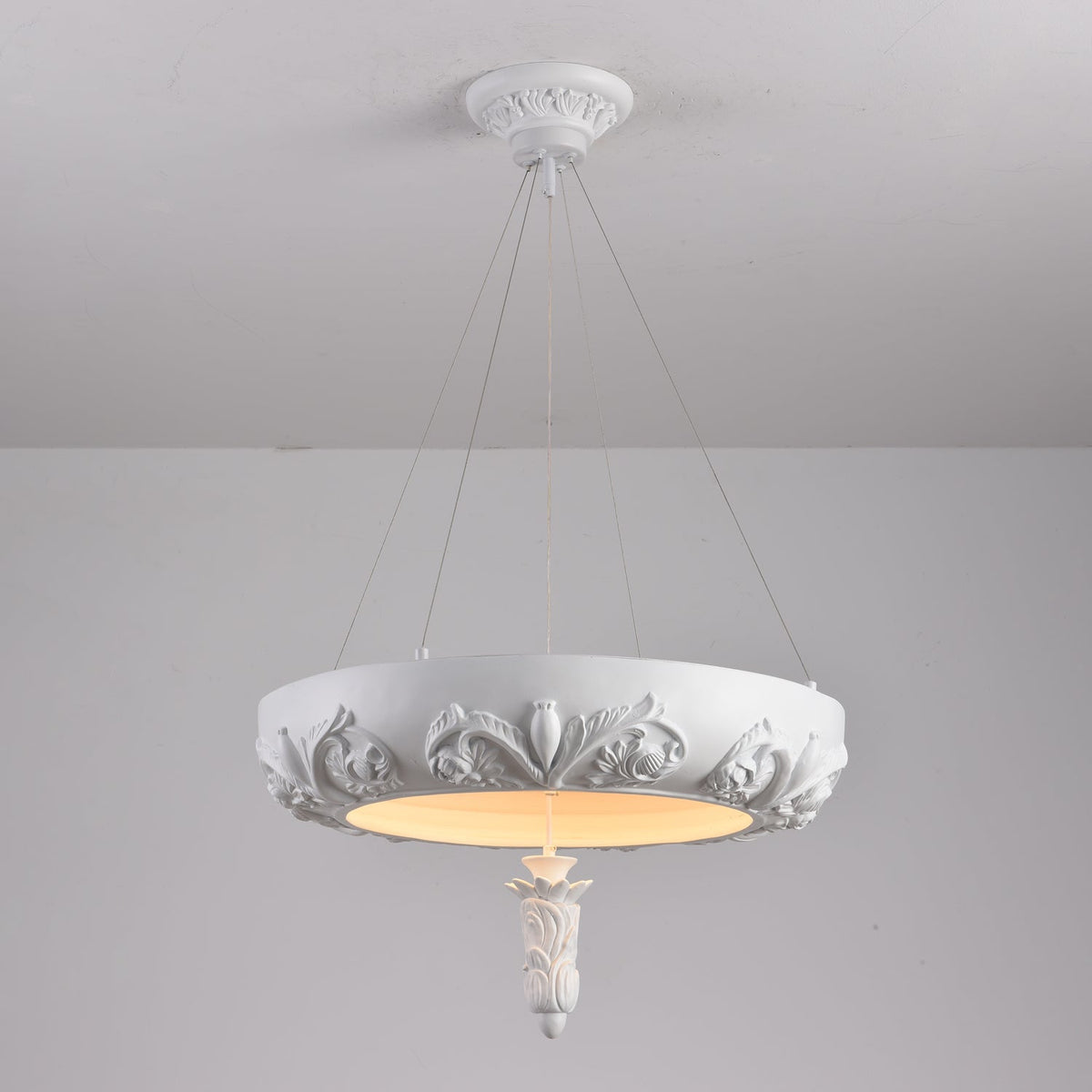 Eldenelle Resin Chandelier-Moonnatur