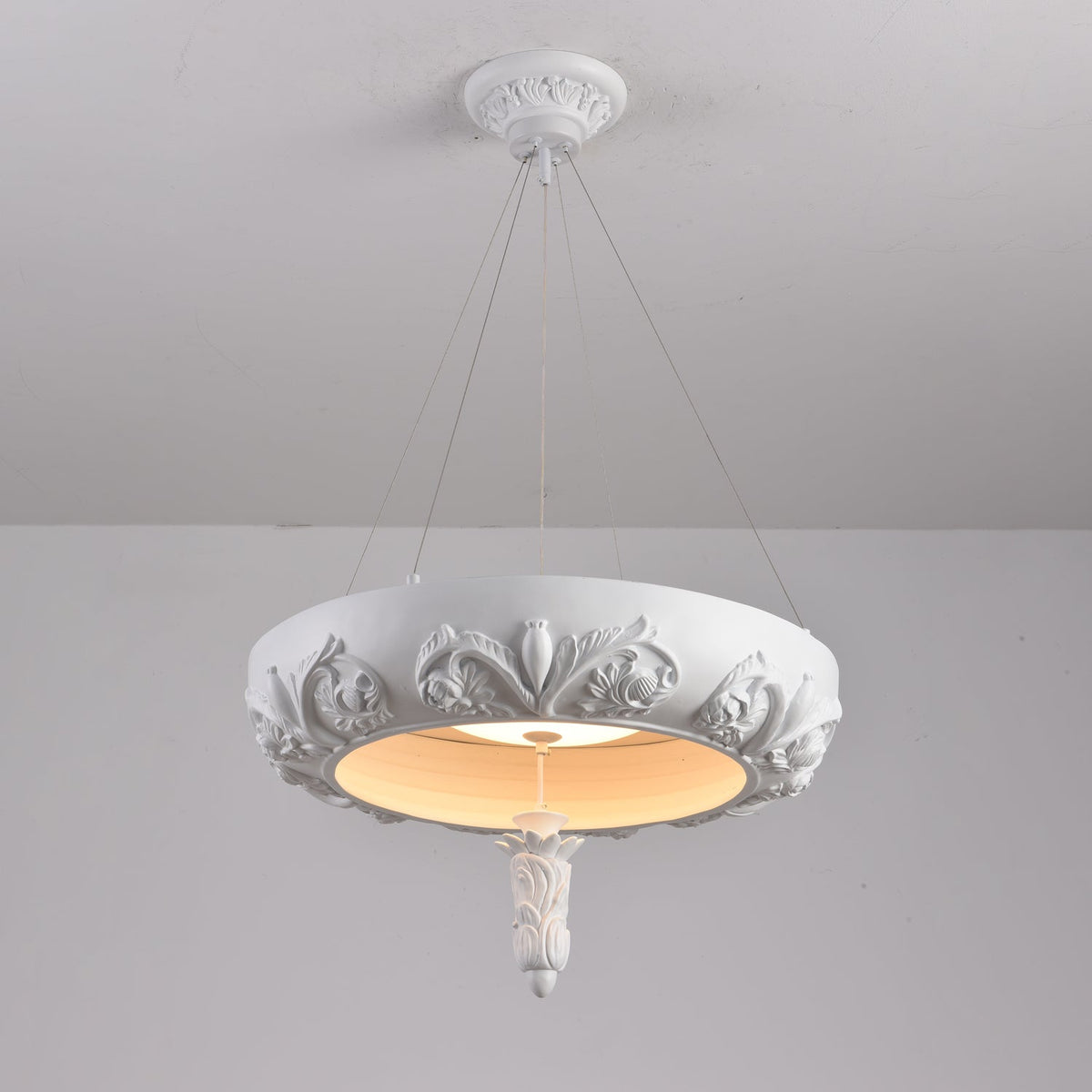 Eldenelle Resin Chandelier-Moonnatur